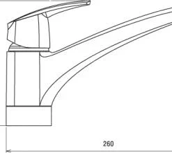 Novaservis Metalia 56 - Keukenkraan, Chroom 56091,0 -Exporteren Kraan Lux Winkel e93c690214ed857decae69f8
