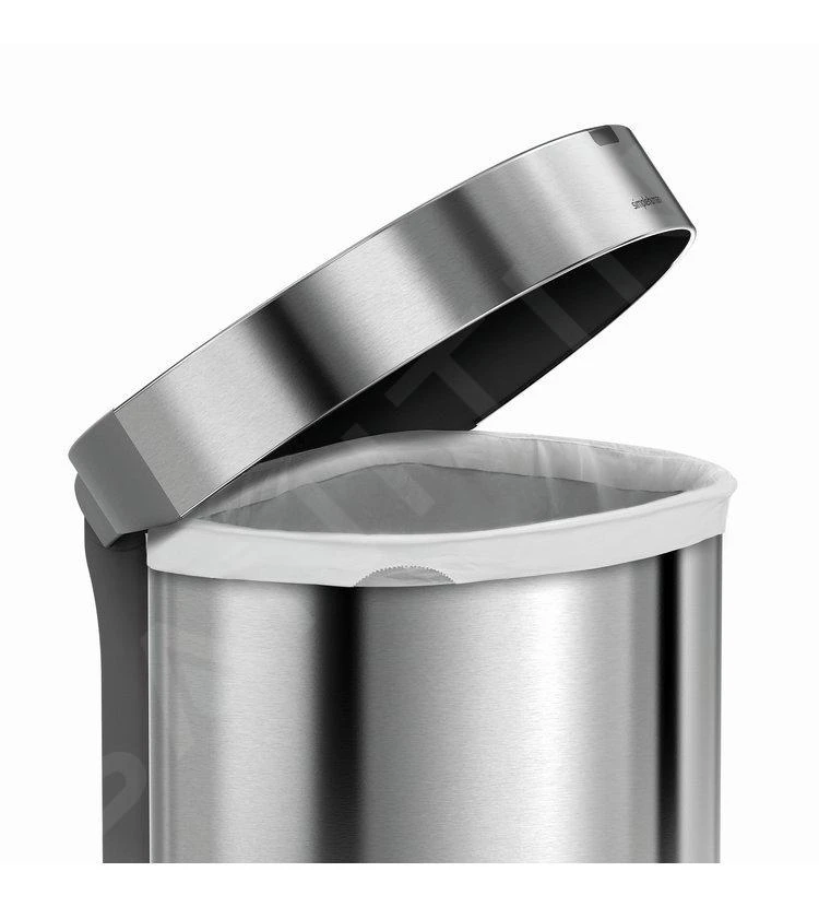 Simplehuman Afvalemmers - Afvalbak Met Sensor, 45 L, Gebrosteld Rvs ST2009 9 Simplehuman Afvalemmers - Afvalbak Met Sensor, 45 L, Gebrosteld Rvs ST2009 - Afbeelding 7