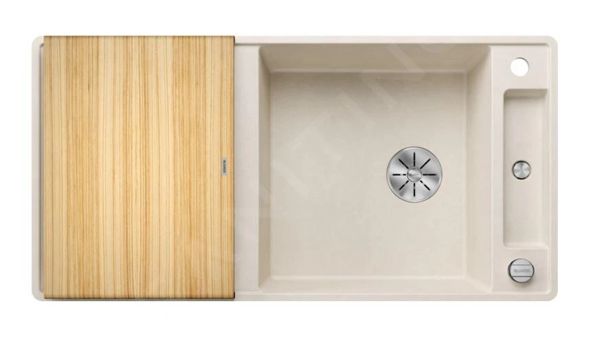 Blanco Axia III XL 6 - Silgranit Spoelbak, 990x500 Mm, Met Afvoerbediening En Toebehoren, InFino, Zacht Wit 527054 5 Blanco Axia III XL 6 - Silgranit Spoelbak, 990x500 Mm, Met Afvoerbediening En Toebehoren, InFino, Zacht Wit 527054 - Afbeelding 3