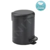 Sapho Gedy Badkameraccessoires - Potty Prullenbak 3l, SoftClose, Mat Zwart 320914