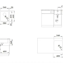 Blanco Solis 340 - Spoelbak, 380x440 Mm, Geborsteld Rvs 526115 -Exporteren Kraan Lux Winkel ea7de8e17f362db5dc185562