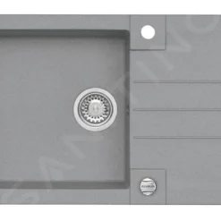 Alveus Rock - Granieten Spoelbak 780x480 Mm, Met Draaiknopbediening, Concrete 1122745