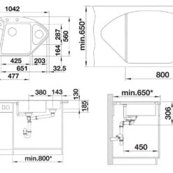 Blanco Delta II - Silgranit Spoelbak, 1042x560 Mm, Met Afvoerbediening En Toebehoren, InFino, Grijs 527239 -Exporteren Kraan Lux Winkel ee5ffa3aa2e3cde025456347
