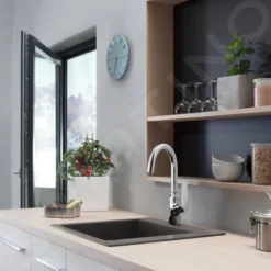 Hansgrohe Spoelbakken - Inbouwspoelbak Graniet S510-F450, Steengrijs 43312290 -Exporteren Kraan Lux Winkel ef7f5d02ed7b85a401f68f4d