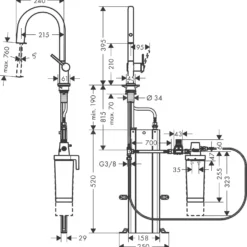 Hansgrohe Aqittura M91 - Keukenmengkraan Met Uittrekbare Uitloop En Filterfunctie, SBox, Mat Zwart 76800670 11 Hansgrohe Aqittura M91 - Keukenmengkraan Met Uittrekbare Uitloop En Filterfunctie, SBox, Mat Zwart 76800670 -Exporteren Kraan Lux Winkel f0aa33d53048686fd9bccbfc 1