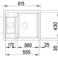 Blanco Metra 6 - Silgranit Spoelbak, 615x500 Mm, Zwart 525923 7 Blanco Metra 6 - Silgranit Spoelbak, 615x500 Mm, Zwart 525923 -Exporteren Kraan Lux Winkel f1c2b2fc16a9de3d06d058ec