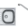 Franke Sets - Set N72, Rvs Spoelbak OLN 611-63 En Keukenkraan FB 250.031, Rvs/chroom 101.0618.833