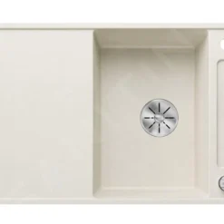 Blanco Axia III 45 - Silgranit Spoelbak, 770x500 Mm, Met Toebehoren, InFino, Zacht Wit 527037