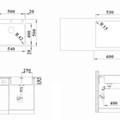 Blanco Solis 500 - Spoelbak, 540x500 Mm, Met PushControl Afvoerbediening , Geborsteld Rvs 526124 -Exporteren Kraan Lux Winkel f3d5fbf3f32f532ce1c67af8