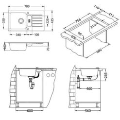 Alveus Niagara - Granieten Spoelbak 780x435 Mm, Met Draaiknopbediening, Beige 1089486 6 Alveus Niagara - Granieten Spoelbak 780x435 Mm, Met Draaiknopbediening, Beige 1089486 -Exporteren Kraan Lux Winkel f42249623c277430a1fb95df