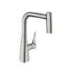 Hansgrohe M71 - Keukenkraan M7116-H220 Met Uittrekbare Handdouche, SBOX, RVS Look 73800800 -Exporteren Kraan Lux Winkel f58875fb14f6fb8609dc8548 1
