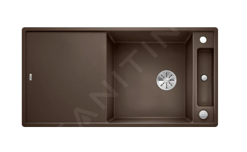 Blanco Axia III XL 6 - Silgranit Spoelbak, 1000x510 Mm, Met Accessoires, InFino, Coffee 523509 3 Blanco Axia III XL 6 - Silgranit Spoelbak, 1000x510 Mm, Met Accessoires, InFino, Coffee 523509