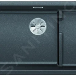 Blanco Subline 700 - Silgranit Spoelbak, 730x460 Mm, Zwart 526004