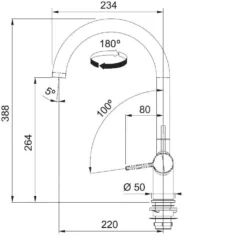Franke Active - Keukenkraan FN 4089.901, Mat Zwart 115.0653.398 -Exporteren Kraan Lux Winkel fb03b8d512ecdb268684258e