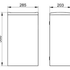 Keuco Collection Moll - Open Afvalemmer, Wandbevestiging, Antraciet/chroom 12788010001 -Exporteren Kraan Lux Winkel fb23ff85bc0c75d3192eed54 1