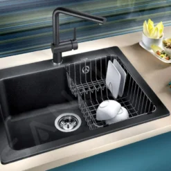 Blanco Naya 6 - Silgranit Spoelbak, 615x510 Mm, Zwart 525941 -Exporteren Kraan Lux Winkel fcf696bff07415b3490d1cd6