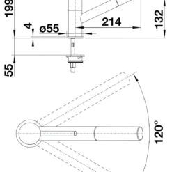 Blanco Kano S - Keukenkraan Met Uittrekbare Sproeikop, Mat Zwart 526668 -Exporteren Kraan Lux Winkel ff00cac236f391497323c74e